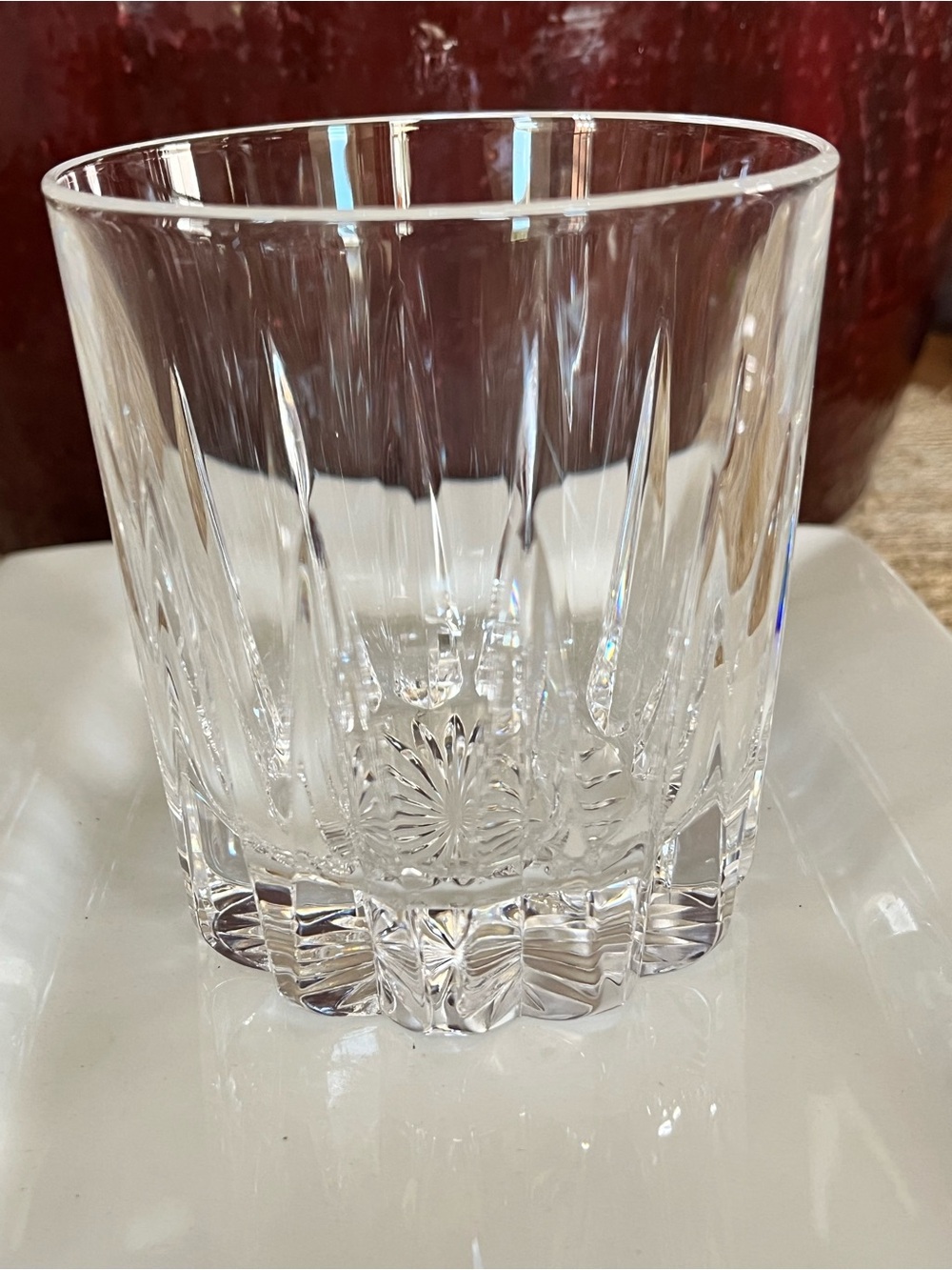 Mikasa Crystal Cut Double Old Fashioned Glasses Set of 6